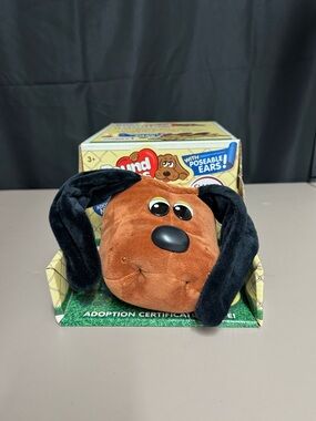 Pound Puppy Plush Brown & Black Puppy with Poseable Ears!